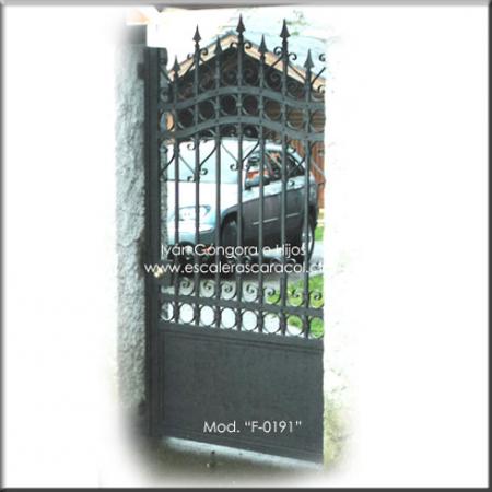 Puerta peatonal modelo:F-0191