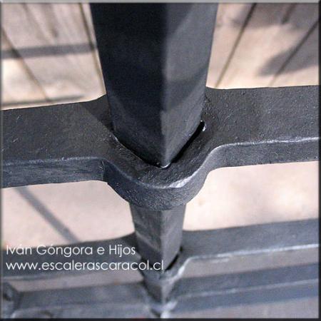 Reja/Protección modelo:Chaveteado detalle